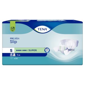TENA Slip ProSkin Super, pieluchomajtki, rozmiar S, 30 szt.