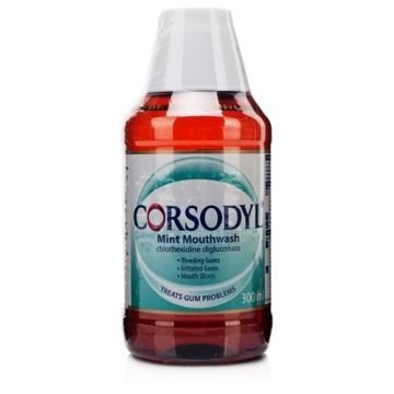 Corsodyl, 0,2%, płyn do płukania jamy ustnej, 300 ml