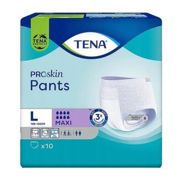 Tena Pants ProSkin Maxi, majtki chłonne, rozmiar L, 10 szt.