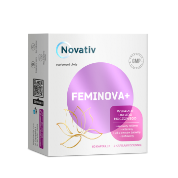 Novativ Feminova+, kapsułki, 60 sztuk