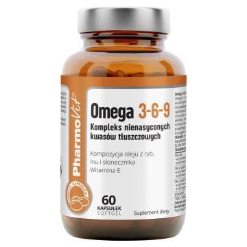 Omega 3-6-9 60 Pharmovit, kaps.miekkie, 60 szt