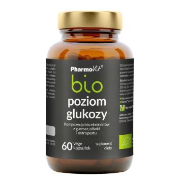 Poziom glukozy bio Pharmovit, kaps., 60 szt