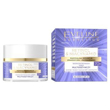 Eveline Retinol&Niacyn., krem,multiodzyw,70+,na dzien,50ml