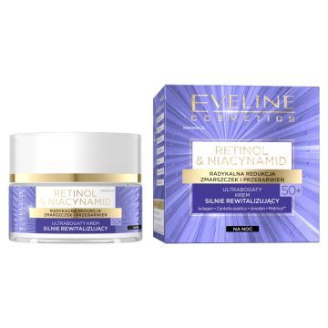 Eveline Retinol&Niacyn., krem,siln.rewit.,50+,n/noc,50ml