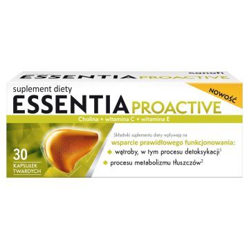 Essentia Proactive, kaps.twarde, 30 szt