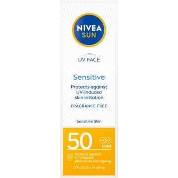 Nivea Sun, krem, ochronny,Sensitive, 50 ml