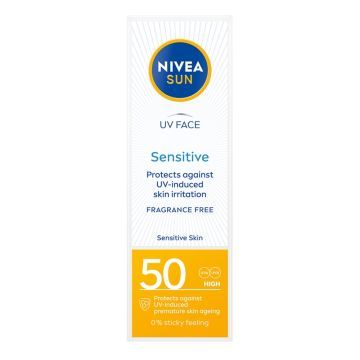 Nivea Sun, krem, ochronny,Sensitive, 50 ml