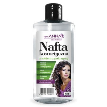 New Anna Cosmetics, nafta kosmetyczna, płyn z pokrzywą, 120 g