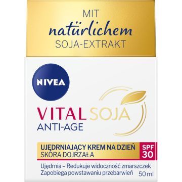 Nivea Vital Soja Anti-Age, krem,ujedrniajacy,na dzien, 50 ml