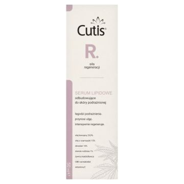 Cutis Konopne serum olejowe + CBD kannabidiol do  wymagającej skóry twarzy i ciała