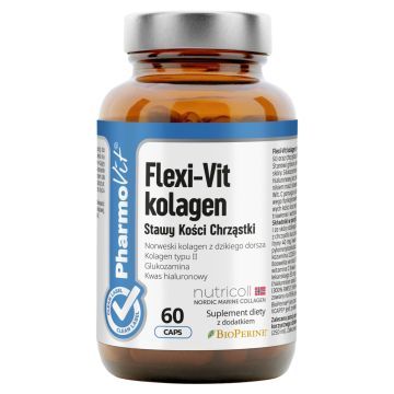 Flexi-Vit kolagen Clean label Pharmovit, kaps.,60 szt