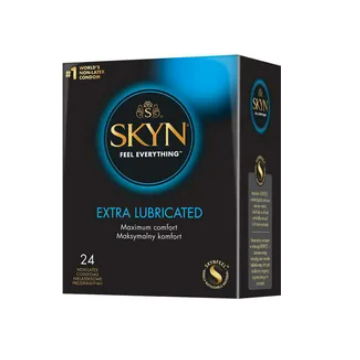 Skyn Extra Lubricated, nielateksowe prezerwatywy, 24 szt.