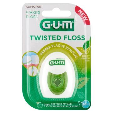 Gum Twisted Floss, nici dentystyczne, 30 m