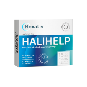 Novativ Halihelp, tabletki do ssania, 30 sztuk