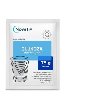 Novativ Glukoza bezsmakowa, proszek, 75 g