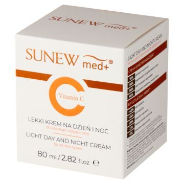 Sunew Med+, krem, lekki,na dzien i noc, 80 ml