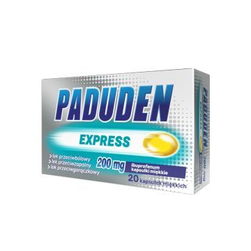 Paduden Express, 200 mg, kapsułki miękkie, 20 szt.