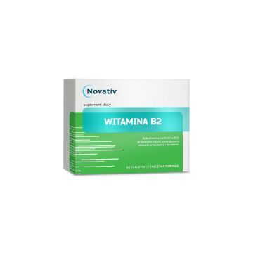 Novativ Witamina B2, tabletki, 60 sztuk