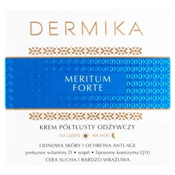 Dermika Meritum Forte, krem,poltlusty,odzyw.,dzien/noc,50 ml