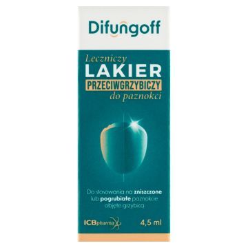 Difungoff, lakier, leczn.,przeciwgrzybiczy,do paznokci,4,5ml