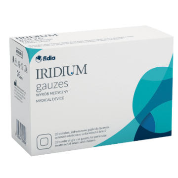 Iridium Gauzes, gaziki, 20 szt