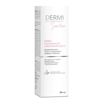 DERMI Sensitive krem łagodząco-regenerujący, 50 ml