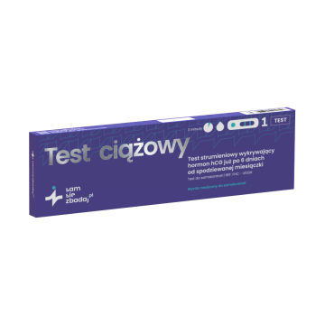 Samsiezbadaj, Test ciążowy, strumieniowy,1 szt.