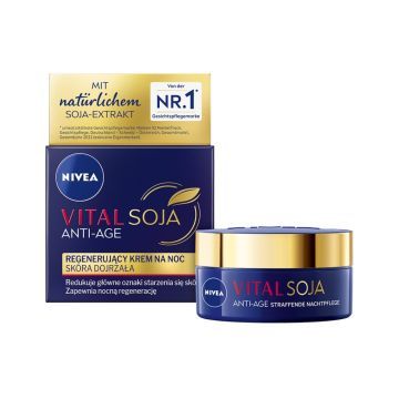Nivea Vital Soja Anti-Age, krem,regen.,n/noc,sk.dojrz.,50ml