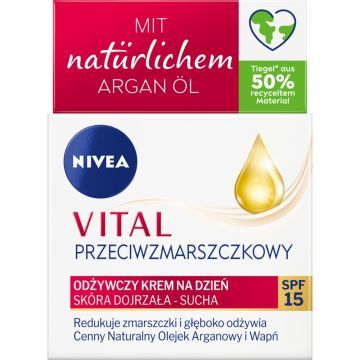 Nivea Vital, krem, p/zmarsz.,odzyw.,n/dzien, SPF15, 50 ml