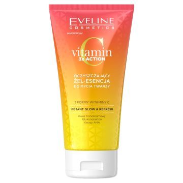 Eveline Vit.C 3xAction, zel-esencja,d/m.twarzy,oczysz.,150ml