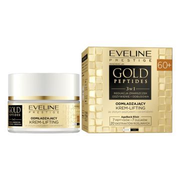 Eveline Gold Peptides, krem-lifting, odmladzajacy, 60+, 50ml