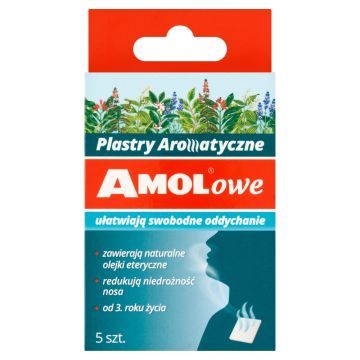 AMOLowe, plastry, aromatyczne, 5 szt