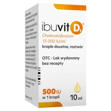 Ibuvit D3 Kids, 15000 IU/ml, krople doustne, 10 ml