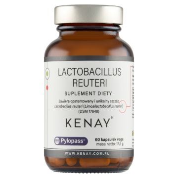 Lactobacillus reuteri Pylopass, kaps., 60 szt
