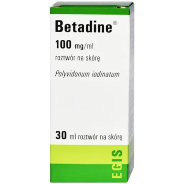 Betadine, 10%, roztwór na skórę, 30 ml