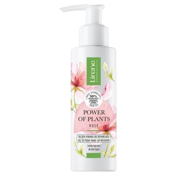 Lirene Dermopr.Power of Plants Rose, olej.-piank,d/dem,145ml