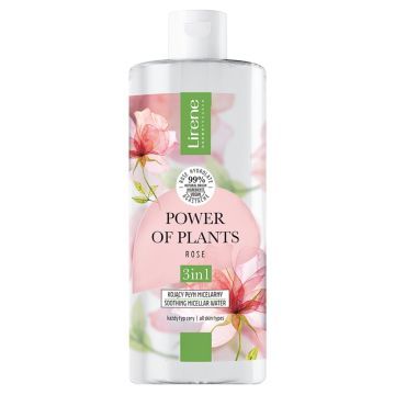 Lirene Dermopr.Power of Plants Rose, plyn,kojacy,micel,400ml