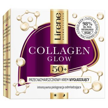 Lirene Dermopr.Collag.Glow 50+,krem,p/zmar,wygl,50ml