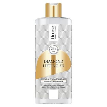 Lirene Dermopr.Diament.Lifting 3D, plyn,micel.,p/zmar,400 ml