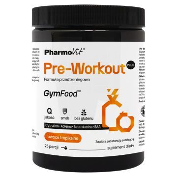 Pre-Workout Plus Formula przedt.ow.trop.GymF.Phar,prosz,500g