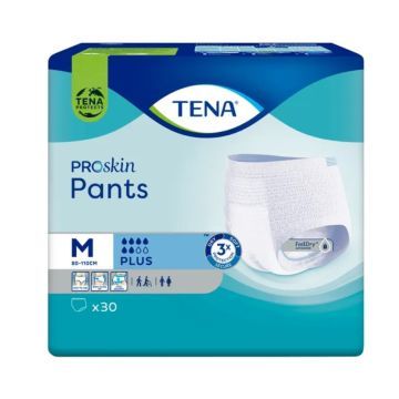 Tena Pants ProSkin Plus, majtki chłonne, rozmiar M, 30 szt.