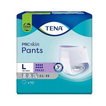 Tena Pants ProSkin Maxi, majtki chłonne, rozmiar L, 10 szt.