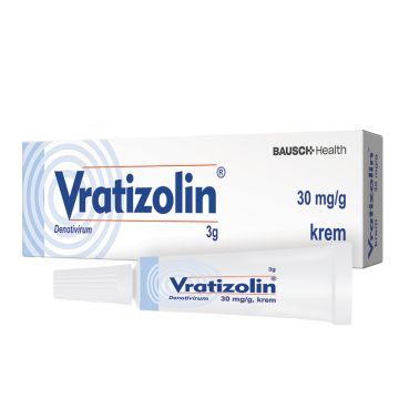 Vratizolin, 30 mg/g, krem, 3 g