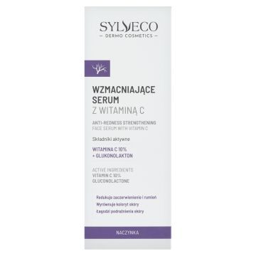 Sylveco Dermo Naczynka, Wzmacniające serum z witaminą C, 30 ml