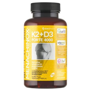 Menachinox K2 + D3 Forte, kaps.miękkie, 90 szt
