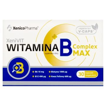 Witamina B Complex MAX, kapsułki, 30 szt.