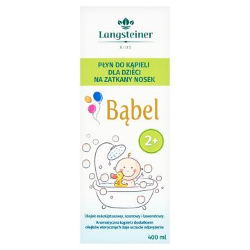 Bąbel, płyn do kąpieli dla dzieci na zatkany nosek, 400 ml