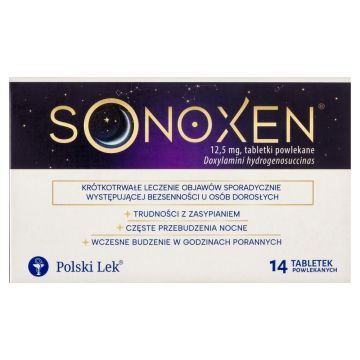 Sonoxen, 12,5 mg, tabl.powl., 14 szt