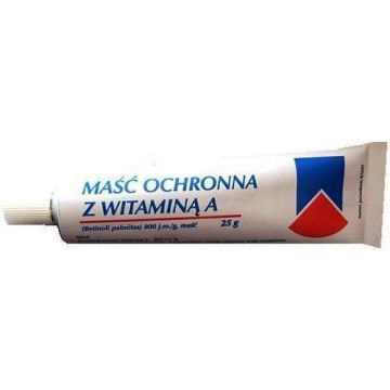 Masc z vit. A, ochronna, 800 j.m./g, (Hasco), 25 g