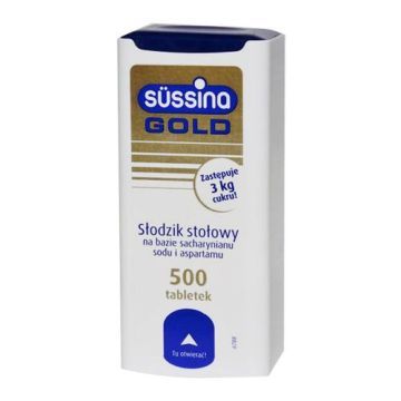 Sussina Gold, tabl.,slodzik, 500 szt